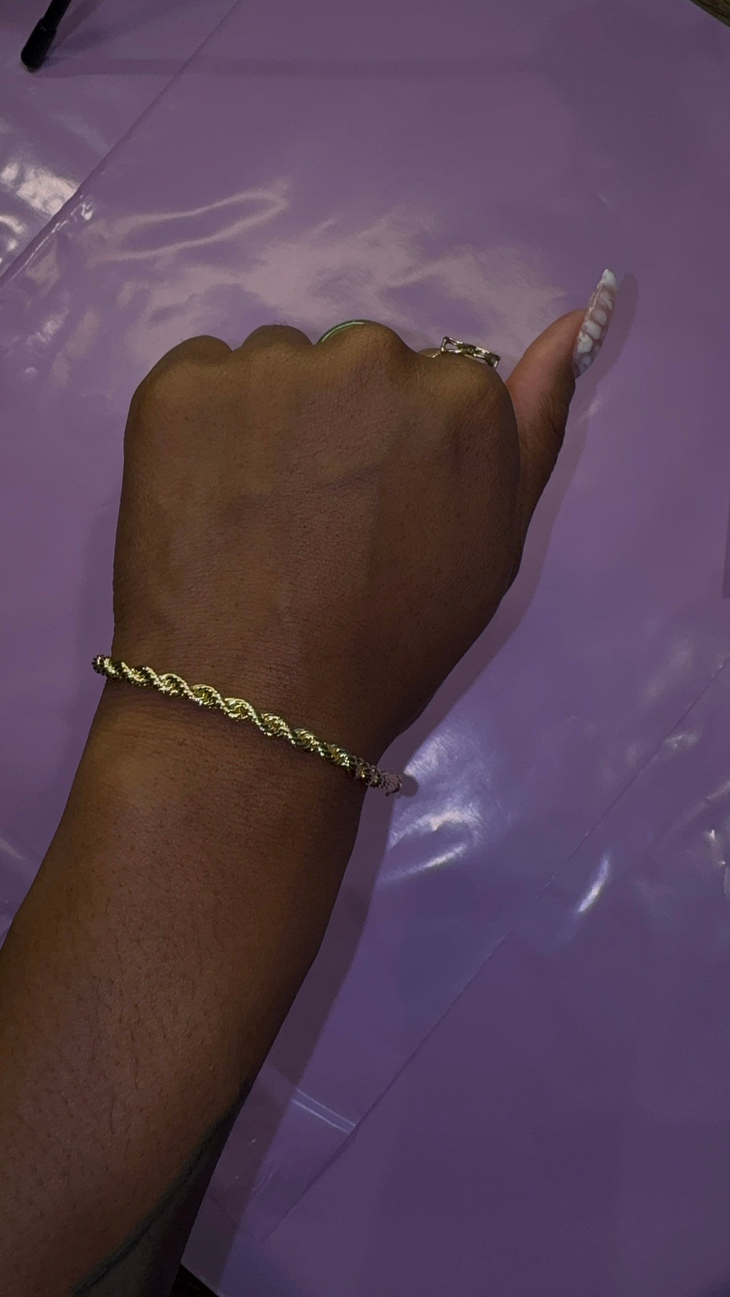 18k Rope Bracelet