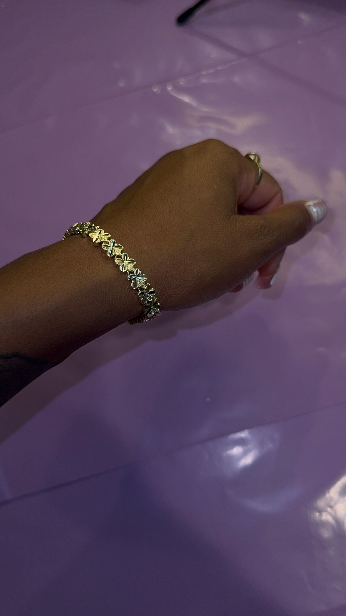 18k Butterfly Bracelet