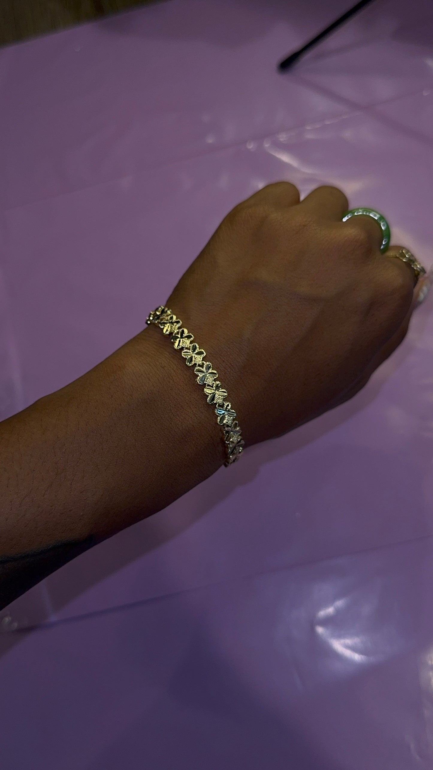 18k Butterfly Bracelet