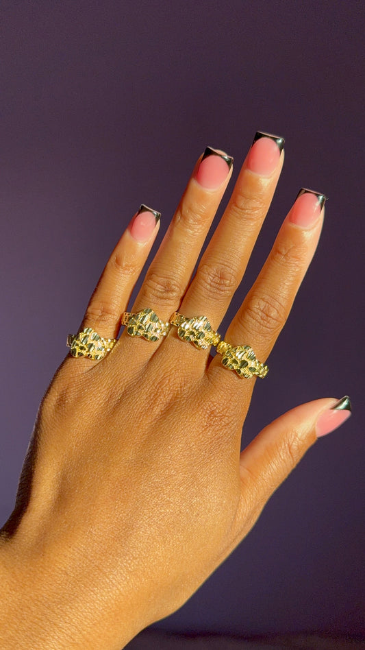 Hrt Nugget Rolex Ring