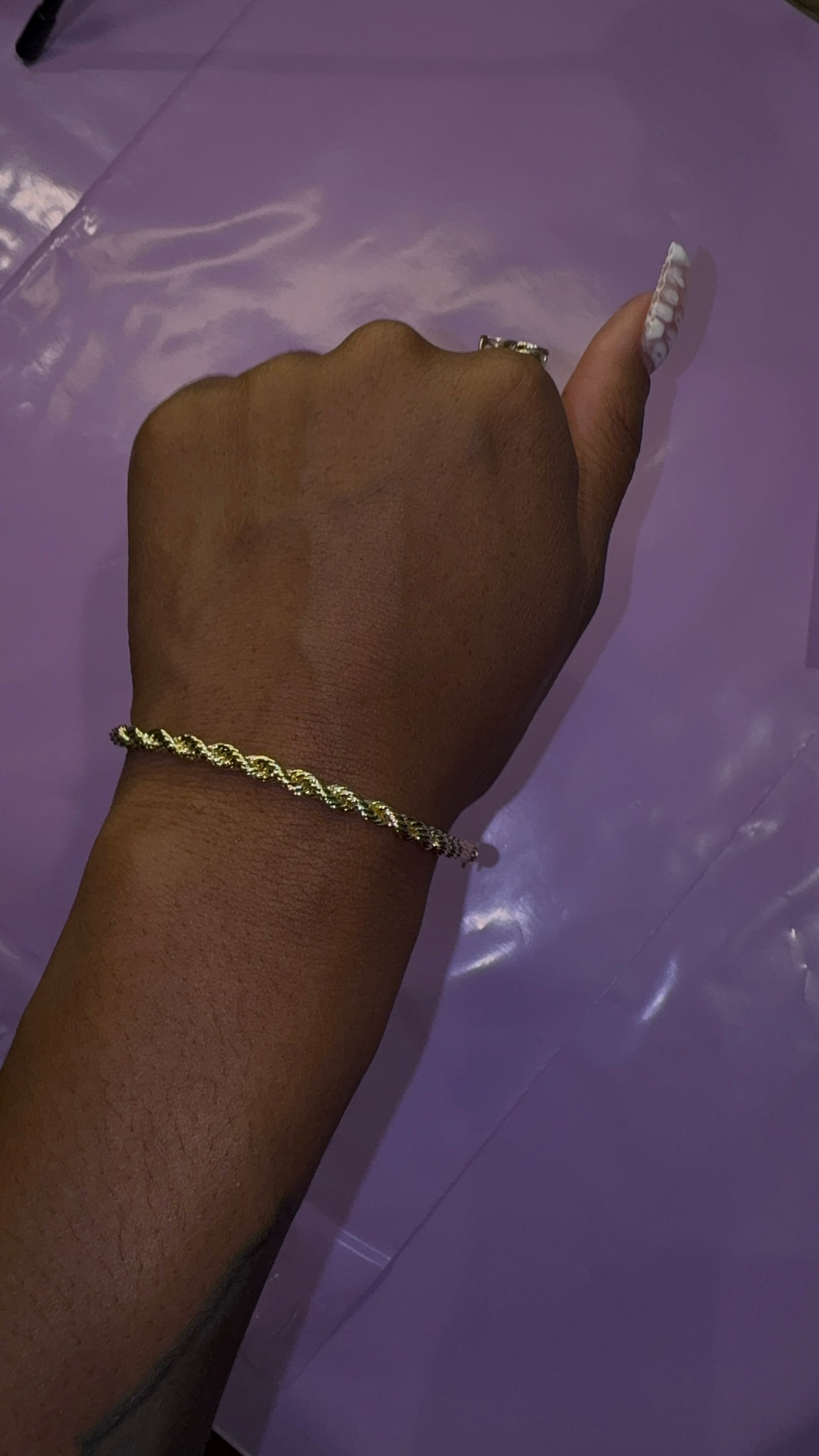 18k Rope Bracelet