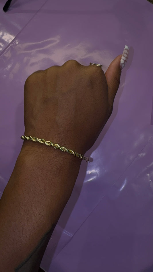 18k Rope Bracelet