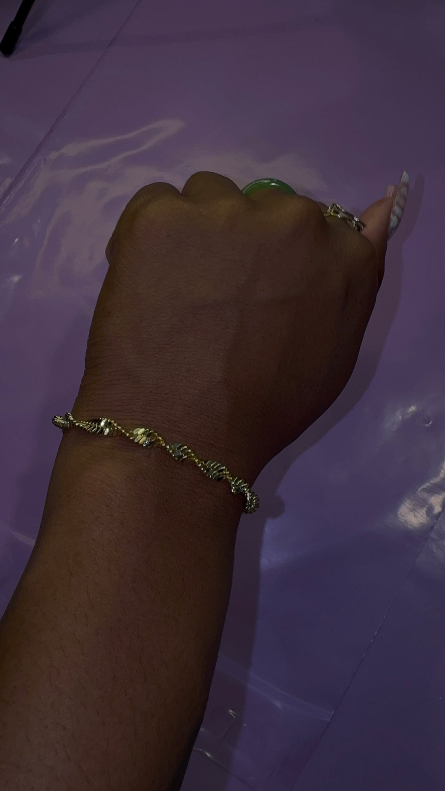 18k Twist Bracelet