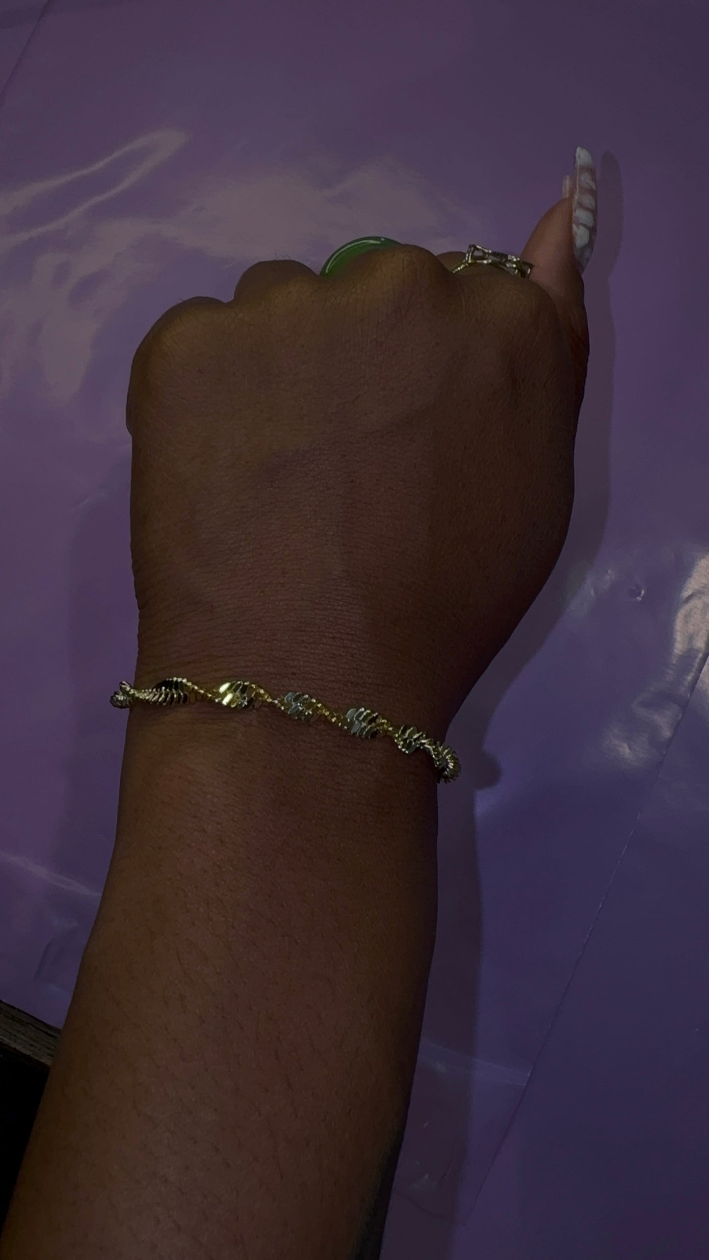 18k Twist Bracelet